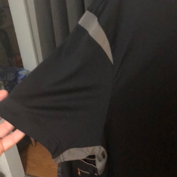 Rec tech Black and Grey Polo - Picture 2 of 4